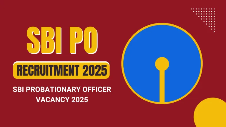 SBI PO Recruitment 2025